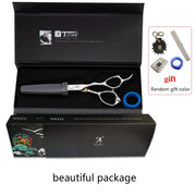 TITAN professional hairdresser scissors barber scissors  hair cutting  thinning  set of 5.5/6.0/6.5.7.0inch japan440c steel