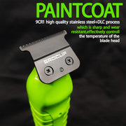 New 2025 BRDCLIP FA1T Green Professional Hair Trimmer Barber Carving Gradient Finish Machine Electric Clipper with Charger Stand