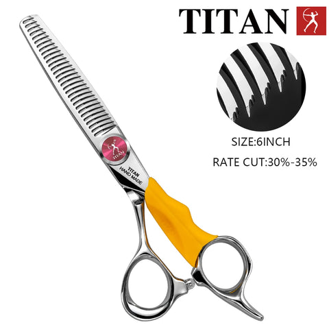 TITAN professional hairdresser scissors barber scissors  hair cutting  thinning  set of 5.5/6.0/6.5.7.0inch japan440c steel