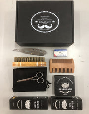 Premium Men’s Beard Grooming Kit with Beard Roller & Cleaning Disinfectant