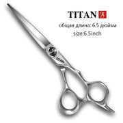 TITAN professional hairdresser scissors barber scissors  hair cutting  thinning  set of 5.5/6.0/6.5.7.0inch japan440c steel