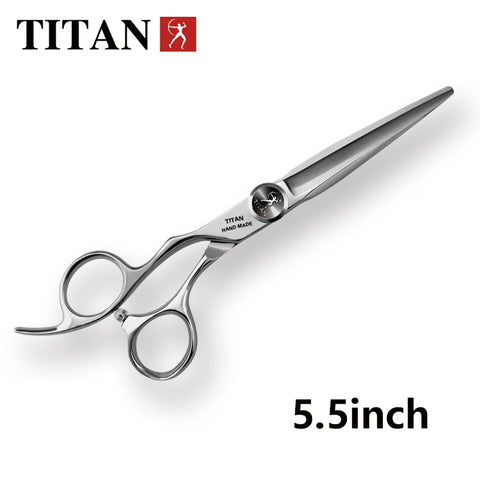 TITAN professional Barber cut left handle scissors hair scissors thinning hairdressing cutting