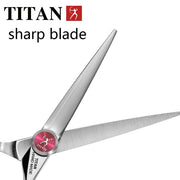 TITAN professional hairdresser scissors barber scissors  hair cutting  thinning  set of 5.5/6.0/6.5.7.0inch japan440c steel