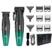 VGR Hair Trimmer Professional Clipper Cordless Barber 9000 RPM Rechargeable Hair Cutting Machine Metal Trimmer for Men V-640