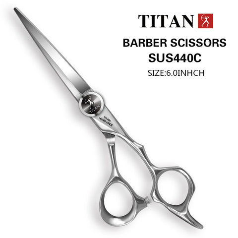 TITAN professional hairdresser scissors barber scissors  hair cutting  thinning  set of 5.5/6.0/6.5.7.0inch japan440c steel
