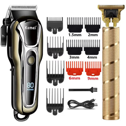 Clipper Electric Hair Trimmer for men Electric shaver professional Men's Hair cutting machine Wireless barber trimmer