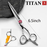 TITAN professional hairdresser scissors barber scissors  hair cutting  thinning  set of 5.5/6.0/6.5.7.0inch japan440c steel
